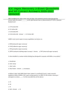 ICC Vapor Recovery 2 Exam Questions and All Correct Answers 2026-2027 Updated&period;