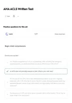 AHA ACLS Written Test Questions and Answers &vert; Advanced Cardiovascular Life Support Certification Exam Prep