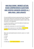 AHA PALS Exam Questions and Answers &vert; Pediatric Advanced Life Support Certification Exam Prep