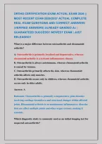 ORTHO CERTIFICATION EXAMS &vert;&vert; MOST RECENT EXAMS 2026-2027 