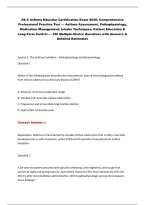 AE-C Asthma Educator Certification Exam 2026&colon; Comprehensive&NewLine;Professional Practice Test &mdash; Asthma Assessment&comma; Pathophysiology&comma;&NewLine;Medication Management&comma; Inhaler Techniques&comma; Patient Education &&NewLine;Long-Term Control &mdash; 190 Multiple-Choice Questions with Answers &
