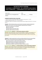 NU 110&sol; Integrated Human Sciences &lpar;NU-110&rpar; Exam 1 &lpar;V2&rpar; &vert; Complete Questions & Answers &vert; Latest Updated 2026&sol;2027 &vert; Galen College&period;