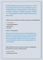 Uta Biol 2458 Aranda Comprehensive Final Exam & Actual                    &NewLine;Exam 2026 &vert;&vert; Most Recent Exam 2026&vert;2027 Actual &NewLine;Complete Real Exam Questions And Correct &NewLine;Answers &lpar;Verified Answers&rpar; Already Graded                       &NewLine;A&plus; &vert; Guaranteed Succe