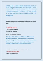 Uta Biol 2458 Aranda Exam1&comma; 2&comma;3 &  Final Exam    &vert;&vert; Most Recent Exams 2026&vert;2027 