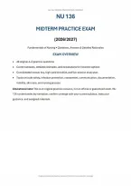 NU 136 Fundamentals of Nursing Midterm Practice Exam&colon; Questions & Rationales &lpar;PDF&rpar; &vert; 2026&ndash;2027 &vert; Galen College of Nursing