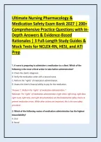 Ultimate Nursing Pharmacology & Medication Safety Exam Bank 2027 &vert; 200&plus; Comprehensive Practice Questions with In-Depth Answers & Evidence-Based Rationales &vert; 3 Full-Length Study Guides & Mock Tests for NCLEX-RN&comma; HESI&comma; and ATI Prep