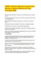 USPAP 15-Hour National Course Exam Review- Practice Questions & Key Concepts 2026&period;pdf&NewLine;&NewLine;