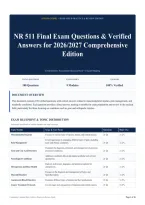 NR 511 Final Exam Questions & Verified Answers for 2026&sol;2027 Comprehensive Edition &lpar;1&rpar;