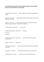 Accounting 201 Exam 1 Study Guide 2026&sol;2027 &vert; Accounting Practice Questions And Answers