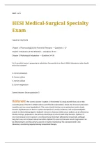 Comprehensive Medical-Surgical Nursing Specialty Examination Preparation Guide Featuring Practice Questions&comma; Patient Assessment Strategies&comma; Disease Management Principles&comma; Clinical Prioritization&comma; Evidence-Based Nursing Interventions&comma; and Essential Concept