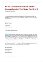 Comprehensive Adult Critical Care Nursing Certification Preparation Guide Featuring Practice Questions&comma; Clinical Judgment Scenarios&comma; Evidence-Based Nursing Principles&comma; Patient Assessment Strategies&comma; and Essential Critical Care Concepts for Professional Ex