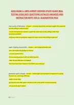 G202 Exam 3&colon; 100&percnt; Expert Verified Study Guide Real &NewLine;Testing 2026&vert;2027 Questions Detailed Answers And &NewLine;Instructor Note For A&plus; Guaranteed Pass