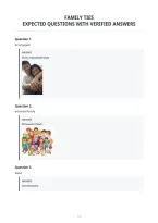 Family Ties&NewLine;Expected Questions With Verified Answers