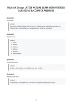 Fbla Ux Design Latest Actual Exam With Verified&NewLine;Questions & Correct Answers