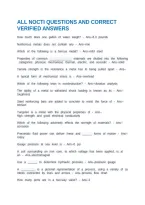 Nocti Practice Medical Test Questions And Correct Verified Answers