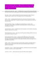 MPDS Exam &lpar;EMD Terms&sol;Definitions&rpar; Questions All Solved Correctly 2026-2027 Updated&period;