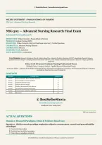 Wilkes NSG 502 Advanced Nursing Research Final Exam 2026&sol;2027 &vert; 100 Verified Questions & Answers &vert; Passan School of Nursing MSN Prep &vert; Instant Download