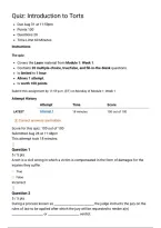 PLST 225 Tort Law Quiz Bundle &vert; 6 Quizzes&comma; Questions and Answers &vert; Negligence&comma; Intentional Torts & Strict Liability &vert; 2026&sol;2027 Updated &ndash; Liberty University&NewLine;