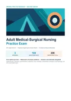 Adult Medical-Surgical Nursing Practice Exam &vert; ATI-Style Original Questions with Evidence-Linked Rationales &vert; Graded A&plus; &vert; Instant Download