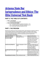 2026&sol;2027 Arizona State Bar Jurisprudence and Ethics&colon; The Elite Universal Test Bank &lpar;Exam Questions & Expert Rationales&rpar;