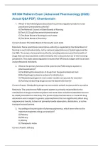 Chamberlain NR 508 Midterm Exam &vert; Advanced Pharmacology &lpar;2026&rpar; Actual Q&A PDF