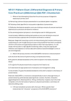 Chamberlain NR 511 Midterm Exam &vert; Differential Diagnosis & Primary Care Practicum &lpar;2026&rpar; Actual Q&A PDF