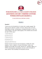 NUR 254 Exams 1&comma; 2&comma; 3 & 4 &vert; Galen College 2026 &sol; 2027 Questions And 100&percnt; Verified Answers With Rationales Graded A&plus;