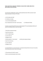 Nurs 328 Exam 2 2026&sol;2027 &vert; Nursing Exam Study Guide&comma; Practice Questions And Answers