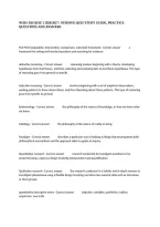 Nurs 328 Quiz 1 2026&sol;2027 &vert; Nursing Quiz Study Guide&comma; Practice Questions And Answers