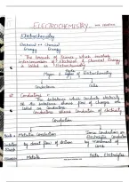 Electrochemistry&comma; coordination compounds&comma;green chemistry &NewLine;Class 12th notes&NewLine;