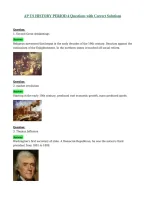 AP US HISTORY PERIOD 4 Questions with Correct Solutions