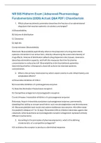 Chamberlain NR 565 Midterm Exam &vert; Advanced Pharmacology Fundamentals &lpar;2026&rpar; Actual Q&A PDF