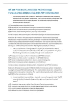 Chamberlain NR 565 Final Exam &vert; Advanced Pharmacology Fundamentals &lpar;2026&rpar; Actual Q&A PDF