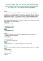 Atls 10Th Edition Post Test Update&sol; Questions And Cor&NewLine;Rect Verified Answers &lpar;Complete Solutions&rpar; Assured&NewLine;Success&sol;Graded A&plus;&excl;&excl;&excl; Questions With Correct Solutions