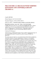 Practicode I &lpar;1-100&rpar; Exam With Verified &NewLine;Questions And Answers&vert;&vert; Already &NewLine;Graded A&plus;