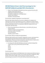Chamberlain NR 568 Midterm Exam &vert; Advanced Pharmacology for the Adult-Gerontology Primary Care Nurse Practitioner &lpar;2026&rpar; Actual Q&A PDF