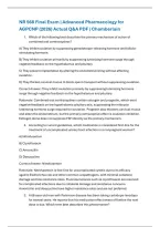 Chamberlain NR 568 Final Exam &vert; Advanced Pharmacology for the Adult-Gerontology Primary Care Nurse Practitioner &lpar;2026&rpar; Actual Q&A PDF