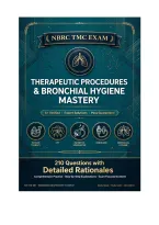 NBRC TMC Exam - Therapeutic&NewLine;Procedures & Bronchial Hygiene Mastery&NewLine;Examination&NewLine;A&plus; VERIFIED