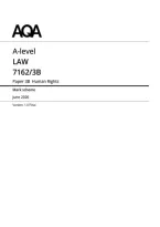 AQA A Level Law 7162 June 2026 Papers 1&comma; 2&comma; 3A and 3B Question Papers and Mark Schemes &lpar;Full Set&rpar;