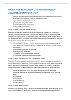 Chamberlain NR 574 Final Exam &vert; Acute Care Practicum I &lpar;2026&rpar; Actual Q&A PDF