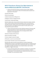 Chamberlain NR 577 Final Exam &vert; Primary Care Management of Adolescents and Adults &lpar;2026&rpar; Actual Q&A PDF