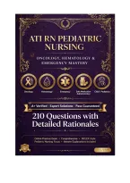 ATI RN Pediatric Nursing Online Practice &NewLine;Oncology&comma; Hematology & Emergency&NewLine;Mastery Examination&NewLine;A&plus; VERIFIED