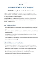 NU 136 Fundamentals of Nursing Complete Exam Prep Package&colon; Study Guides&comma; Practice Exams&comma; NCLEX-Style Questions & Clinical Case Studies &lpar;PDF&rpar; &vert; 2026&ndash;2027 &vert; Galen College of Nursing