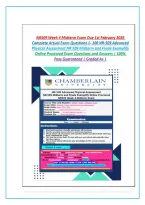 NR509 Week 4 Midterm Exam Due 1st February 2026 Complete Actual Exam Questions 1- 100 NR-509 Advanced Physical Assessment NR 509 Midterm and Finals Examplify Online Proctored Exam Questions and Answers &vert; 100&percnt; Pass Guaranteed &vert; Graded A&plus; &vert;
