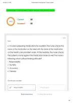 Professionalism in Nursing Exam 1 Review Questions with Accurate Answers