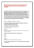 New Hampshire Septic Installer Exam 3 Study Guide &vert; Site Conditions&comma; Setbacks&comma; EDAs & Troubleshooting