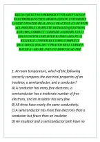 Eee 241 Quiz 5-8 Combined Fundamentals Of Electromagnetics Arizona State University Latest Updated Real Final Practice Exam With All Possible Complete Detailed Questions And 100&percnt; Correct Verified Answers Fully Solved With Certified Rationales Plus Reliabl