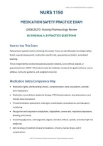 NURS 1150 Complete Exam Bundle &lpar;PDF&rpar; &vert; 2026-2027 &vert; University of Toledo &vert; Exams 1-3&comma; Midterm & Final Prep