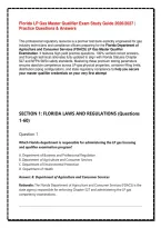 Florida LP Gas Master Qualifier Exam Study Guide 2026&sol;2027 &vert; Practice Questions & Answers