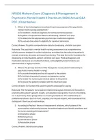 Chamberlain NR 606 Midterm Exam &vert; Diagnosis & Management in Psychiatric-Mental Health II Practicum &lpar;2026&rpar; Actual Q&A PDF